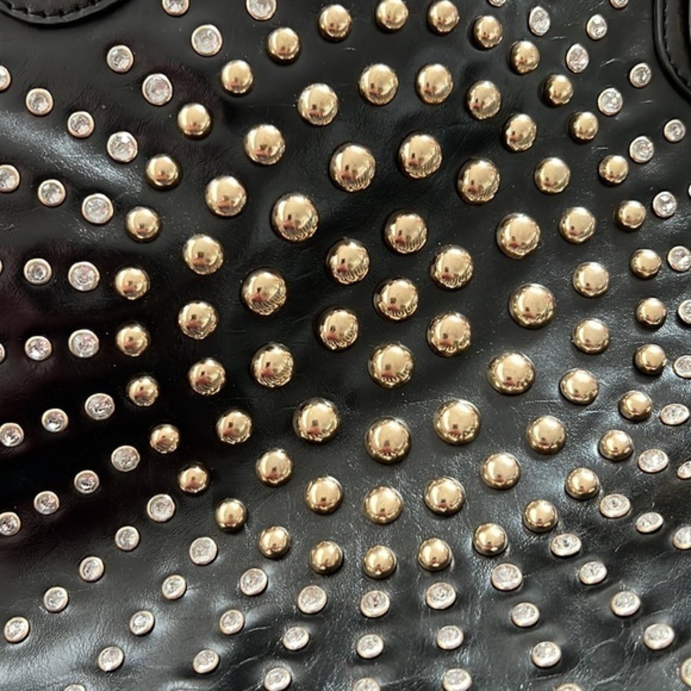 Black gold and clear bling purse absolutely stunning - Picture 4 of 4